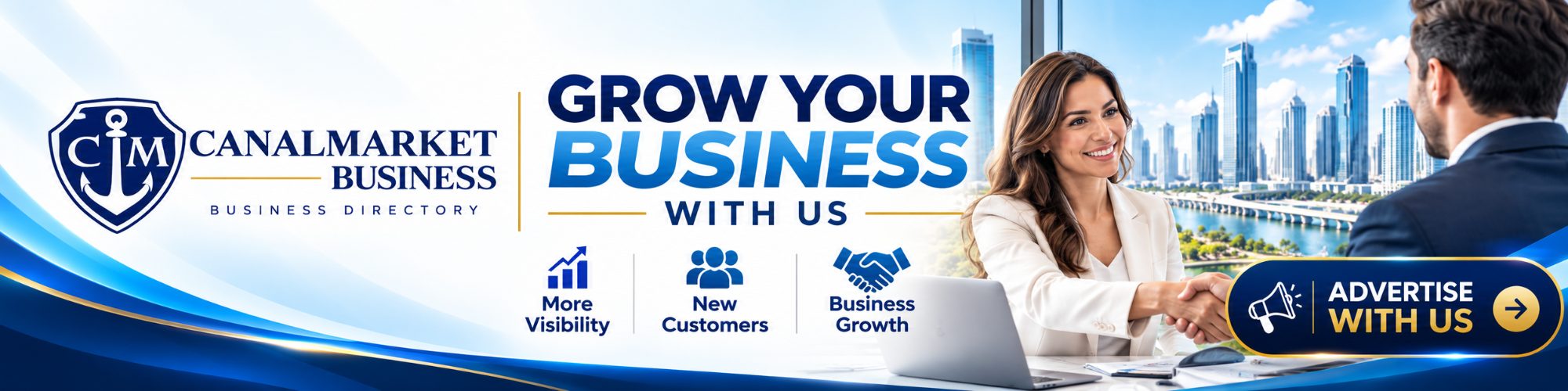 Grow your business with us - Advertise with CanalMarket Business